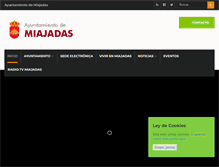 Tablet Screenshot of miajadas.org